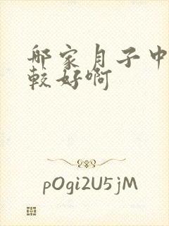 哪家月子中心比较好啊