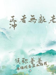 正者无敌老年郑冲