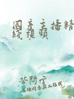 国产主播精品在线视频