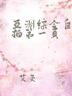 亚洲综合自拍偷拍第一页