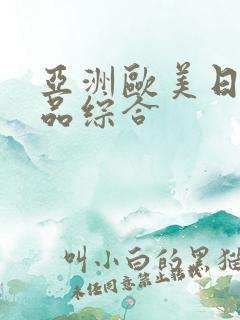 亚洲欧美日韩精品综合