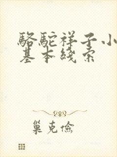 骆驼祥子小说的基本线索