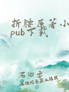 折腰原著小说epub下载