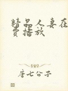 精品人妻在线免费播放