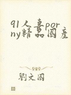 91人妻porny精品国产