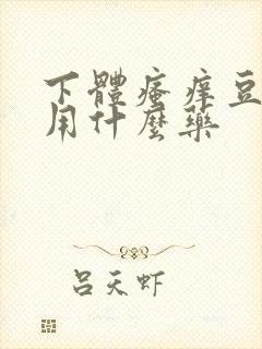 下体瘙痒豆腐渣用什么药