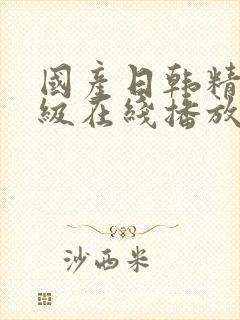 国产日韩精品一级在线播放