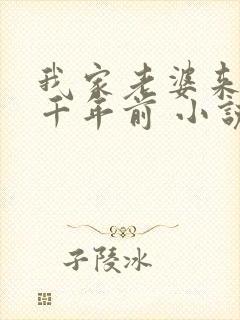 我家老婆来自一千年前 小说阅读