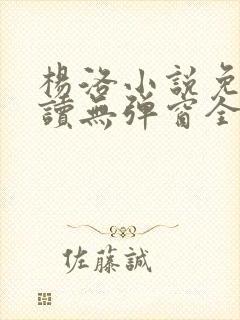 杨洛小说免费阅读无弹窗全文