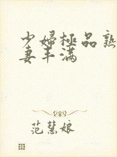 少妇极品熟妇人妻丰满