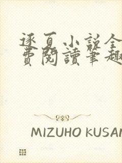 逐夏小说全文免费阅读笔趣阁无弹窗