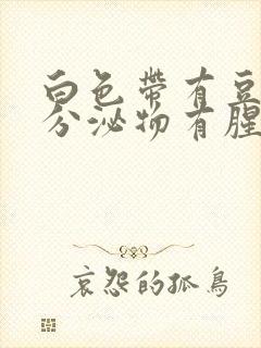 白色带有豆腐渣分泌物有腥臭味