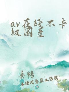 av在线不卡三级国产