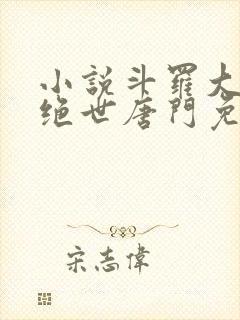 小说斗罗大陆2绝世唐门免费版