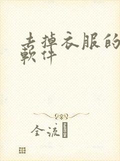 去掉衣服的ai软件