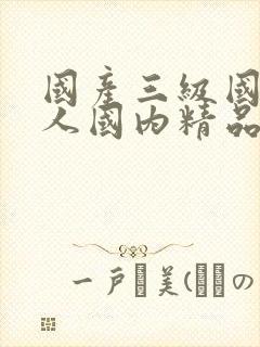 国产三级国产成人国内精品