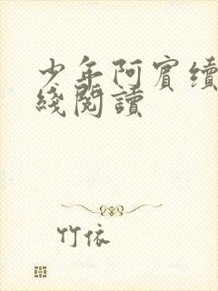 少年阿宾续集在线阅读