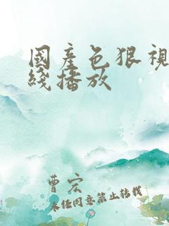 国产色狠视频在线播放