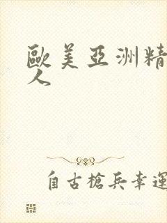 欧美亚洲精品黑人