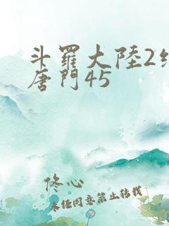 斗罗大陆2绝世唐门45