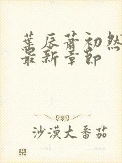 叶辰萧初然更新最新章节