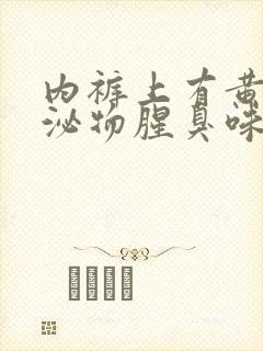 内裤上有黄色分泌物腥臭味