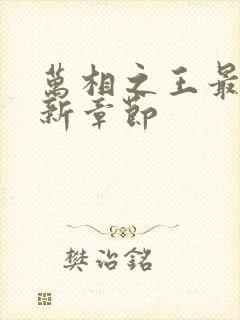 万相之王最新更新章节