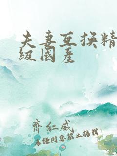 夫妻互换精品三级国产