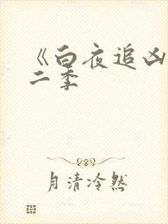 《白夜追凶》第二季