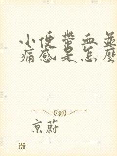 小便带血并有刺痛感是怎么回事