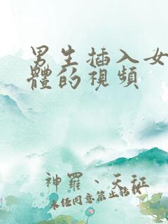 男生插入女生下体的视频