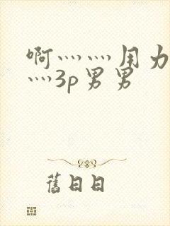 啊灬灬用力灬嗯灬3p男男