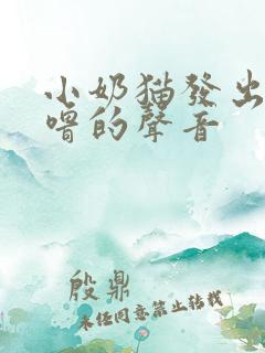 小奶猫发出呼噜噜的声音