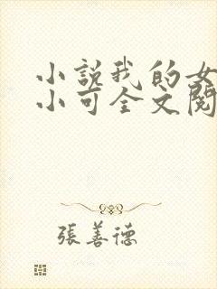 小说我的女儿叫小可全文阅读