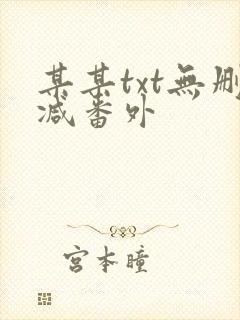 某某txt无删减番外
