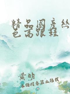 精品国产丝袜黑色高跟鞋