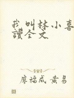 我叫林小喜全阅读全文
