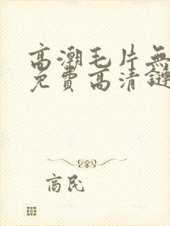 高潮毛片无遮挡免费高清链