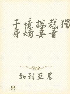 千亿总裁独宠替身娇妻看