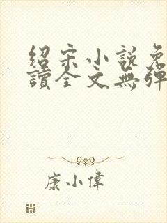 绍宋小说免费阅读全文无弹窗