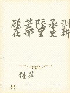 顾芒陆承洲小说在那里更新