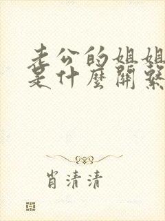 老公的姐姐跟我是什么关系