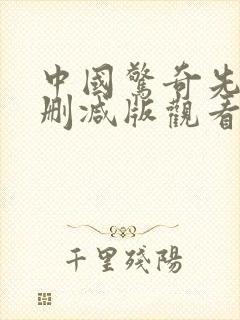 中国惊奇先生未删减版观看
