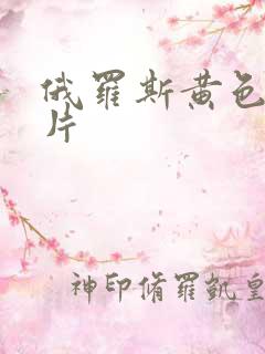 俄罗斯黄色生活片