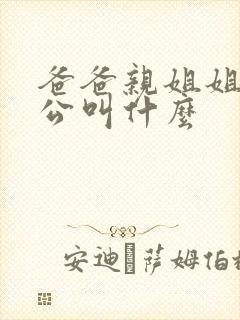 爸爸亲姐姐的老公叫什么