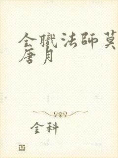 全职法师莫凡和唐月