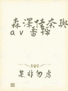 森泽佳奈与黑人aⅴ番号