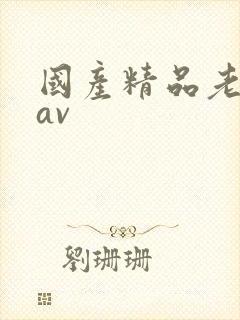 国产精品老熟女av