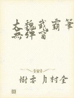 大魏武霸笔趣阁无弹窗