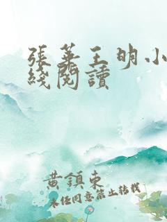 张华王明小说在线阅读